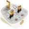 WhiteFused Plug -UK 3Pin-13Amp